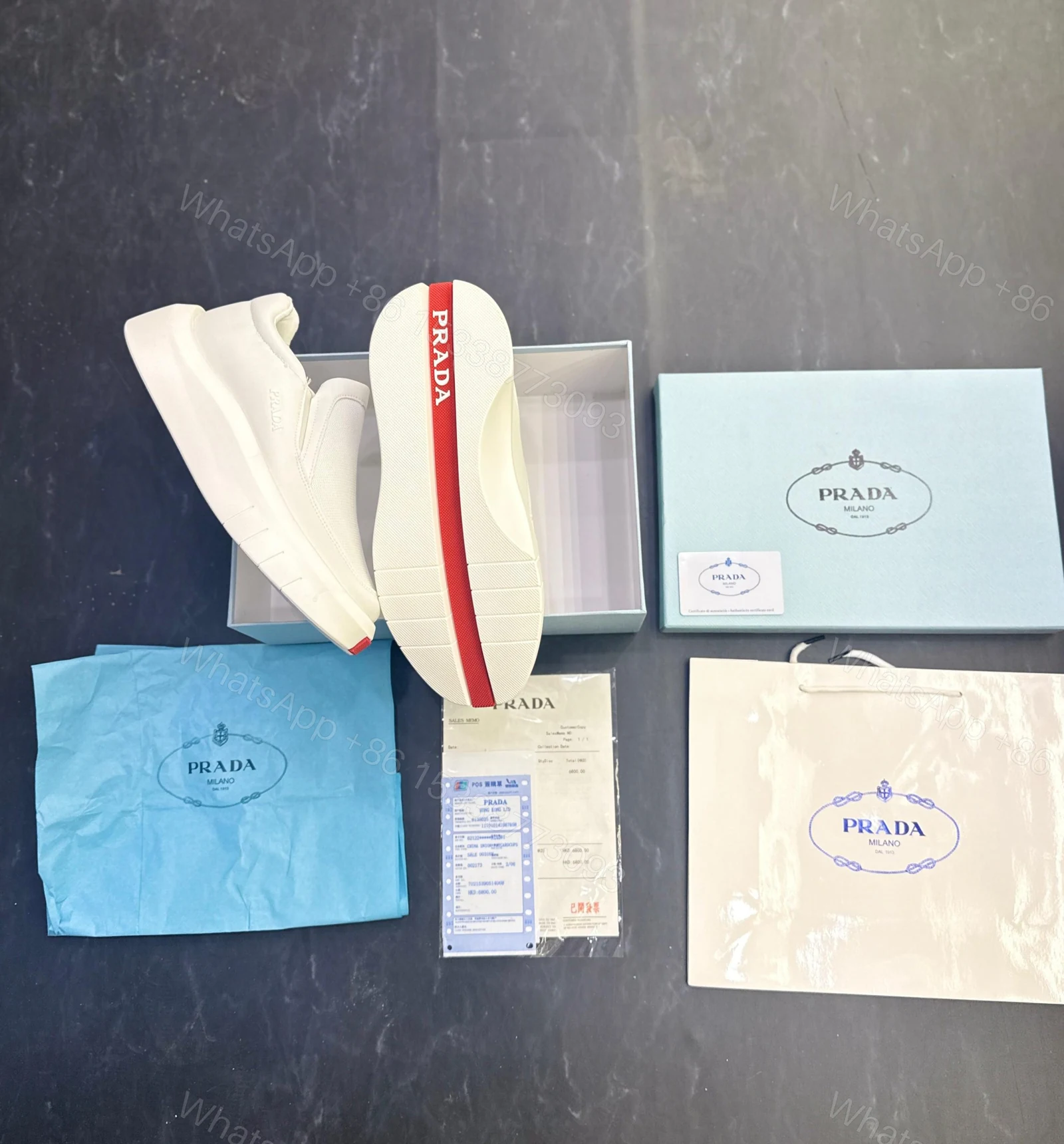View 3 of FIRST COPY PRADA MILAN SNEAKER