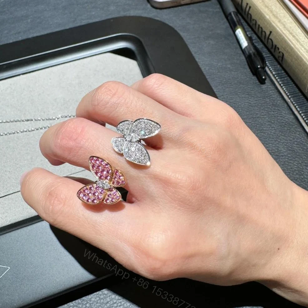 View 4 of VCA Two Butterfly Between the Finger ring
