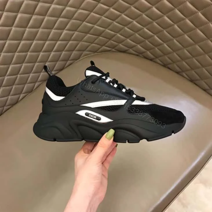 B22 SNEAKER TECHNICAL MESH WITH AND CALFSKIN – CD92 — view 1