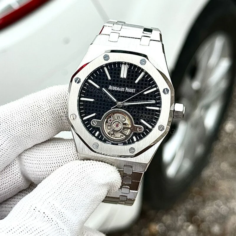 View 3 of Audemars Piguet Royal Oak Flying Tourbillion Black Dial 41mm Automatic
