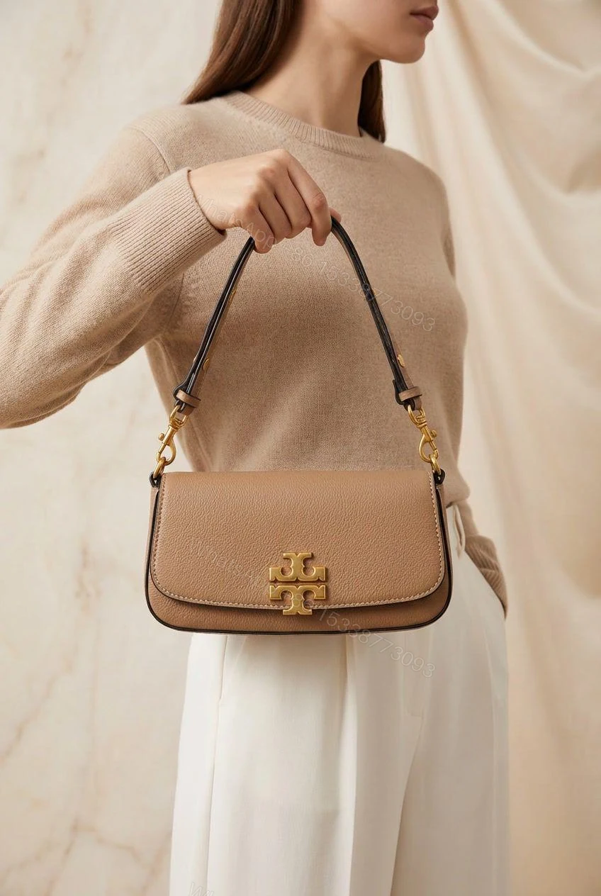 View 3 of Tory Burch Britten Convertible Crossbody Bag In Leather First Copy | AAA+ Replica