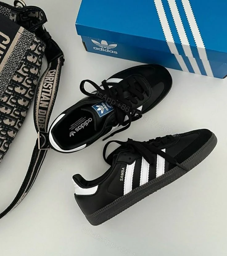 View 2 of FIRST COPY Adidas Originals Samba Black Unisex