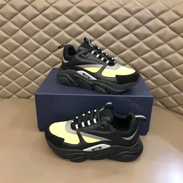 View 2 of B22 SNEAKER TECHNICAL MESH WITH AND CALFSKIN – CD100