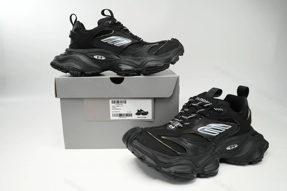 View 2 of Balenciaga CARGO Sneaker All black 784339-W2MV9-0213
