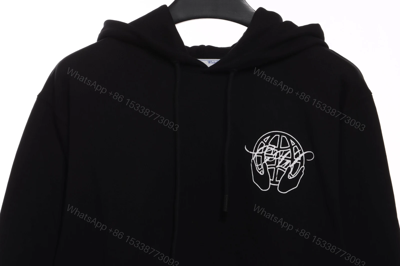 View 5 of Off-White Palm Cut Printed Hoodie