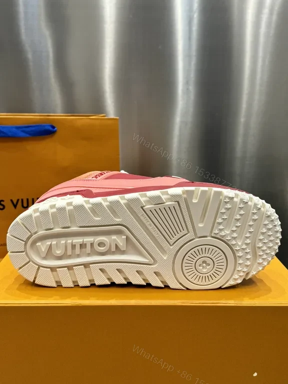 View 7 of Vivid Gradient LV-Inspired High-Top Sneakers