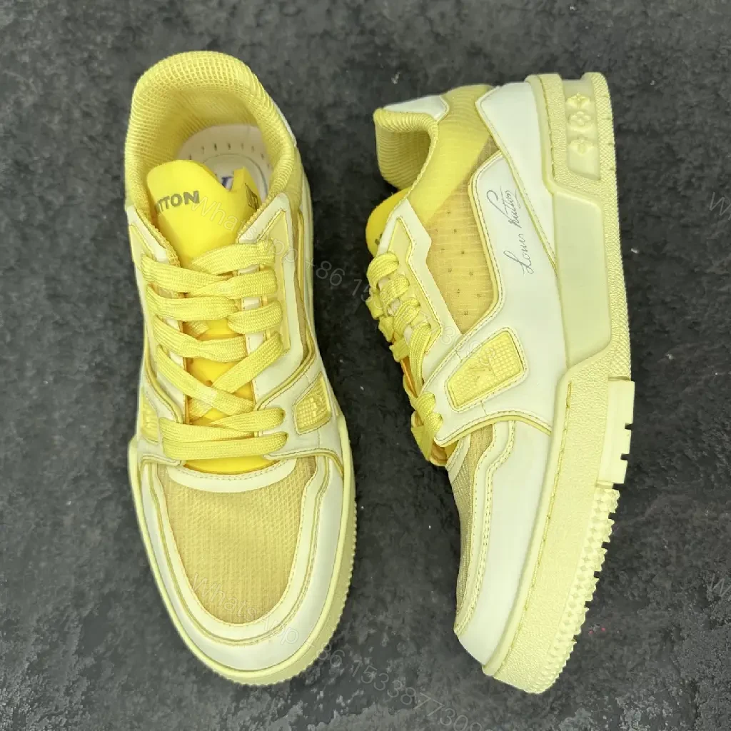 View 5 of Citrine Textured Luxe Sneaker - Bold Everyday Style
