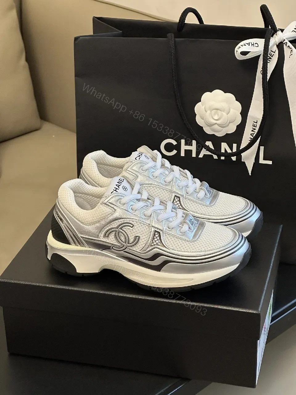View 2 of LuxMesh Silk: Luxury-Chic All-Day Comfort Sneakers