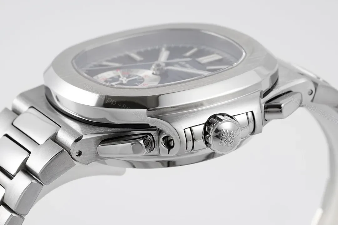View 6 of Patek Philippe 5980 Silver Chronograph Watch