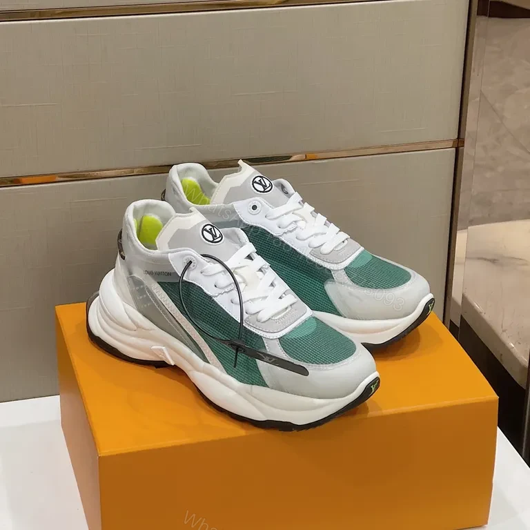View 6 of Green Mesh LV-Inspired Sneakers: All-Day Comfort, Luxe Style