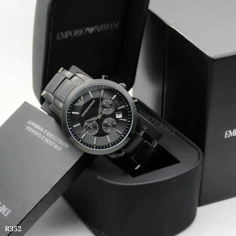 View 2 of First Copy Emporio Armani Classic Black Premium Luxury Watch