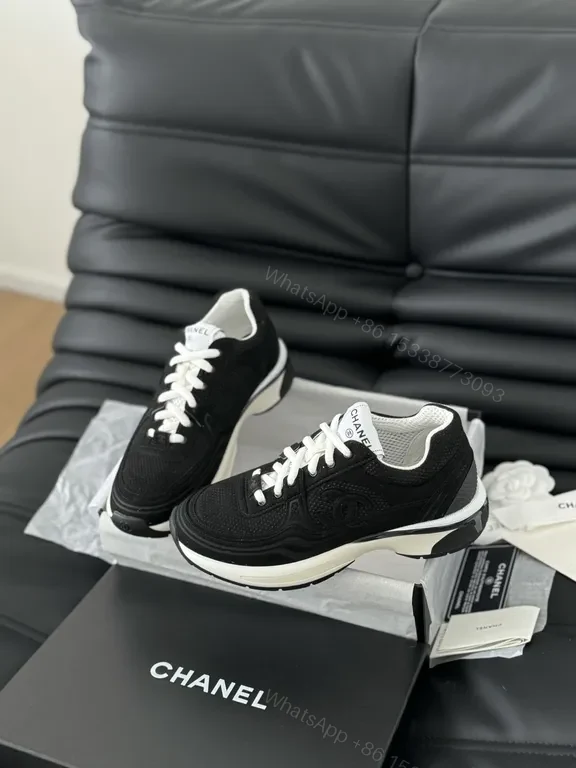 View 6 of Chanel-Inspired Comfort High-Tops: Luxe Minimal Sneakers