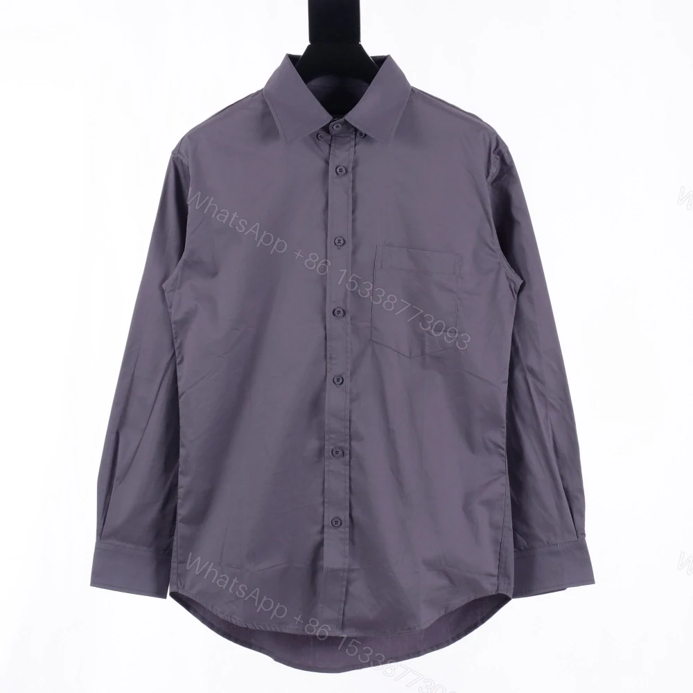 高仿Balenciaga*FW24系列671663純色長袖襯衫 — view 1