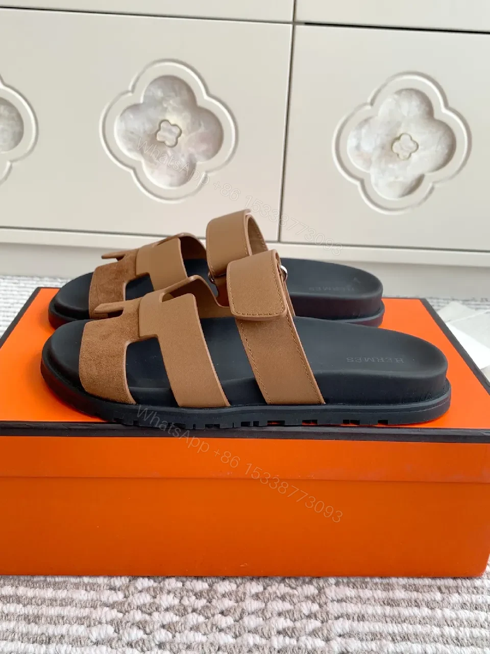 View 7 of Premium Leather Straps Sandal: Modern Luxury Comfort