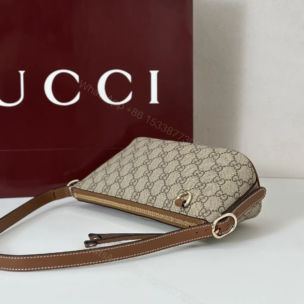 View 6 of Mini Canvas Crossbody: Compact Luxury Shoulder Bag