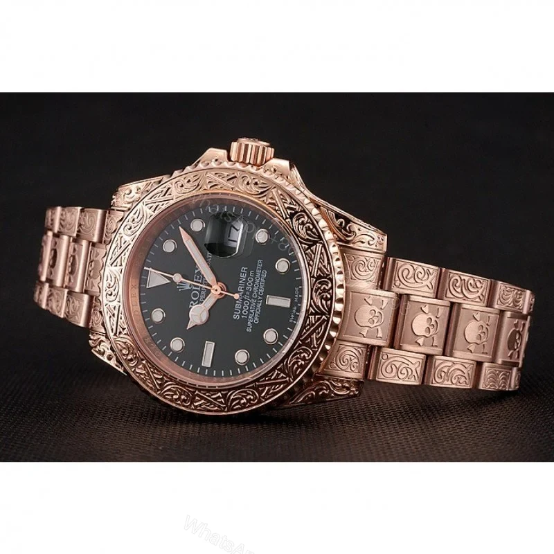 View 5 of Replica Rolex Submariner Green Dial 1454074