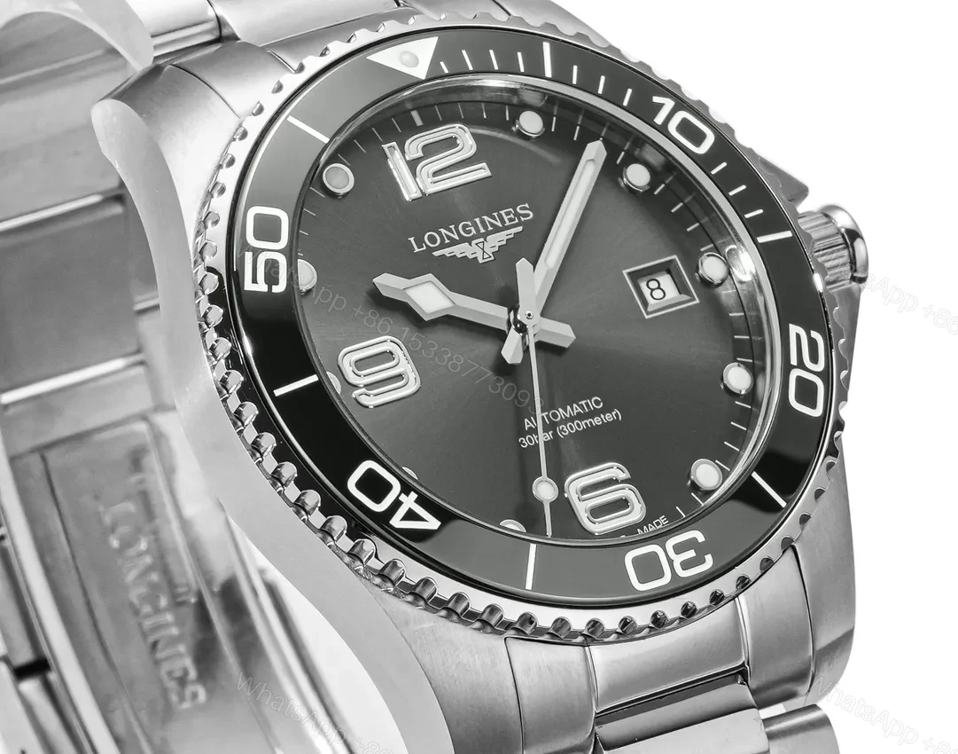 View 4 of Longines Conquest Black Dial Automatic Stainless Steel Watch