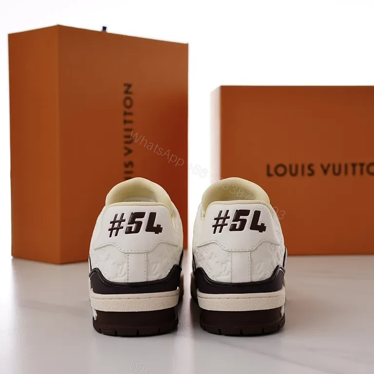 View 3 of Louis Vuitton Monogram Leather Sneaker â€“ Luxe Streetwear Comfort