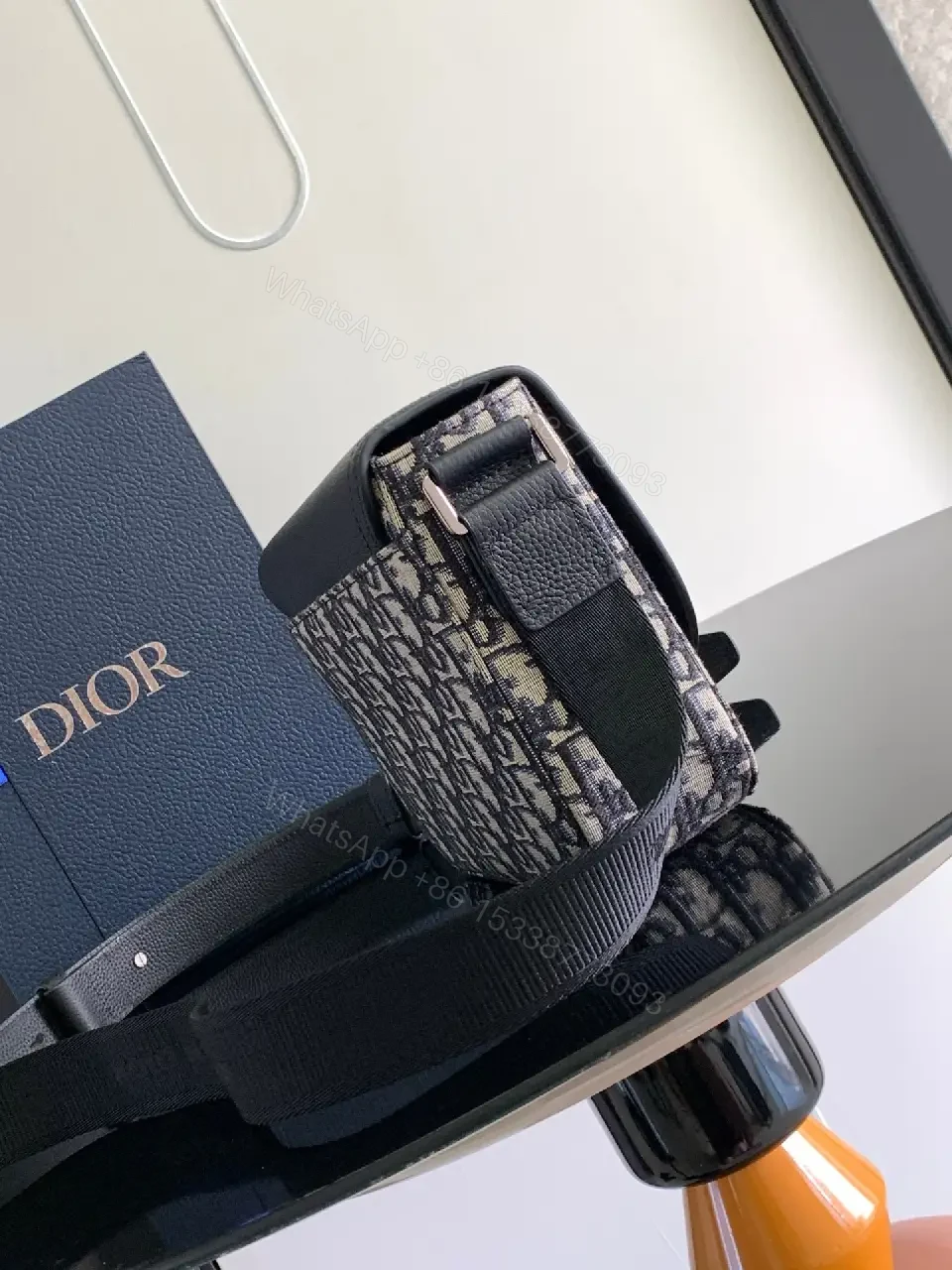 View 6 of Monochrome Textured Crossbody: Durable Everyday Luxus Bag