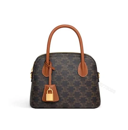 Celine TEEN HONORINE BAG IN Triomphe Canvas and Calfskin — view 1