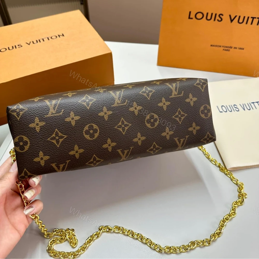 View 7 of Louis Vuitton Cosmetic Pouch Gm Brown 27Cm M46458