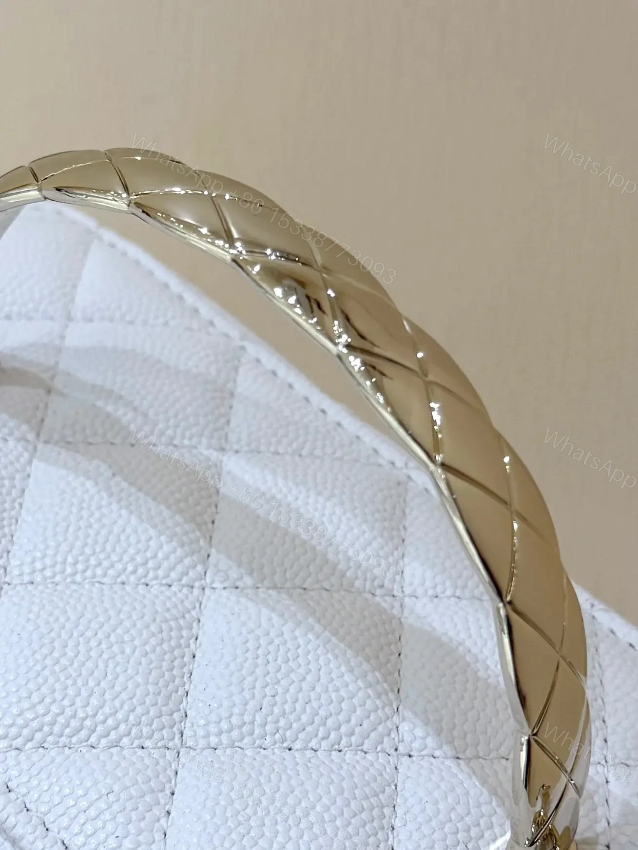 View 7 of Chanel Vanity Case Small White Gold Hardware