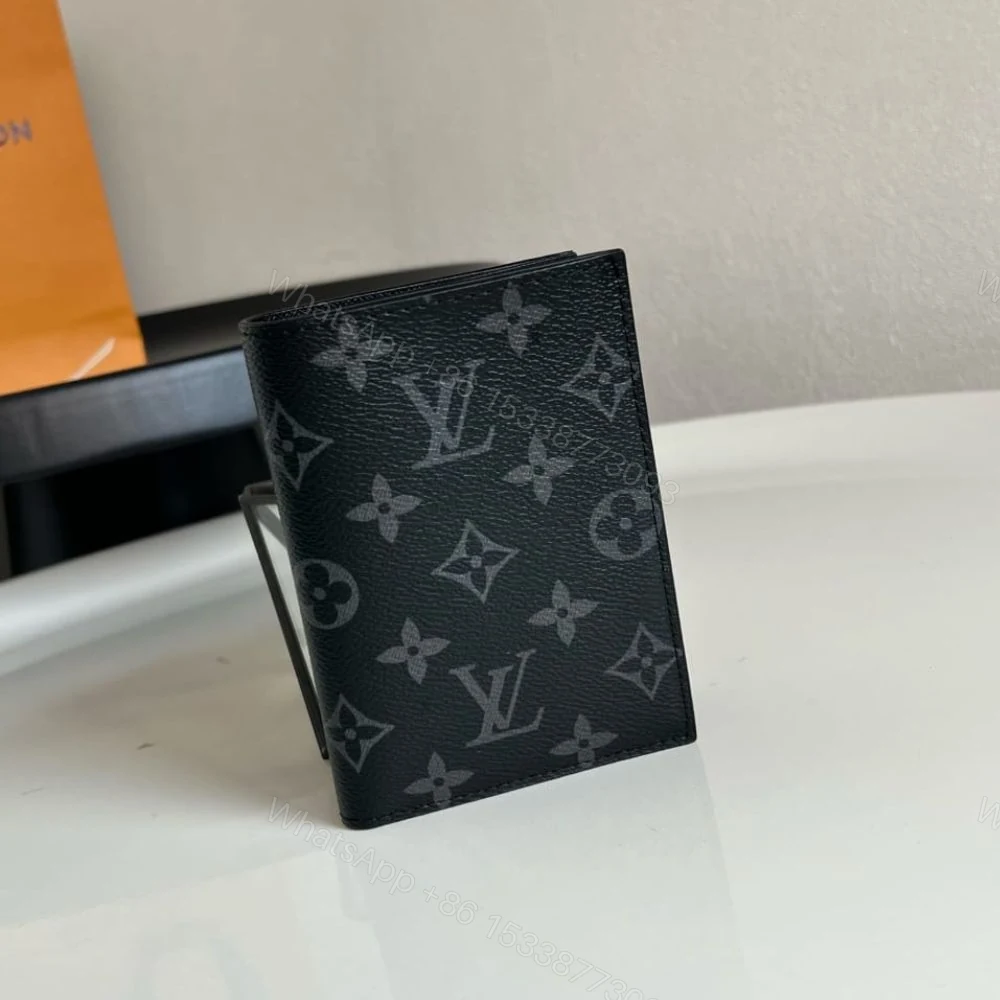 View 2 of Louis Vuitton Passport Cover Monogram Eclipse Black 14Cm M64501
