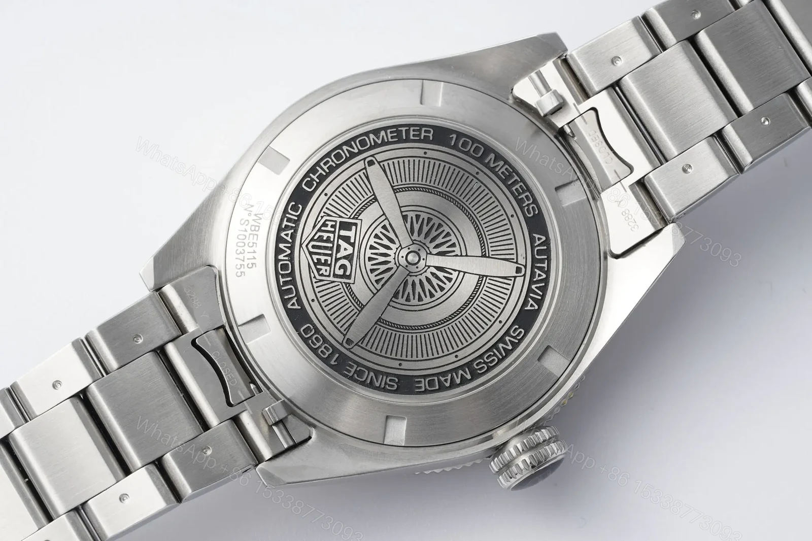 View 3 of XF Factory Tag Heuer Aquaracer Professional 300 Blue Dial Stainless Steel Automatic Watch