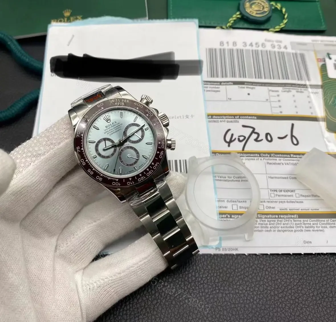 View 10 of Replica Rolex Daytona Blue Super Clone