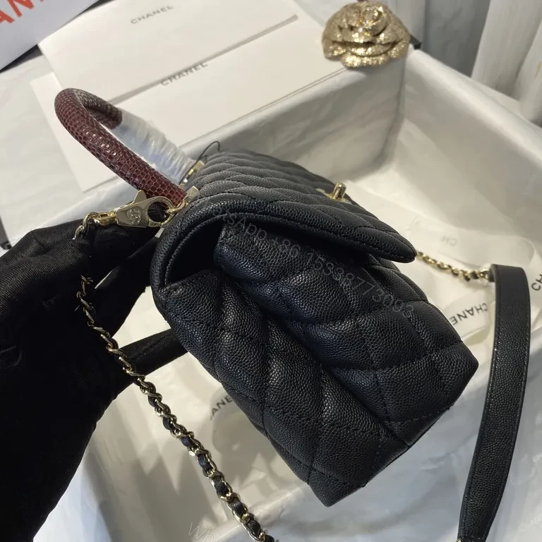 View 3 of Chanel-Inspired Quilted Mini Bag: Timeless Luxury Crossbody