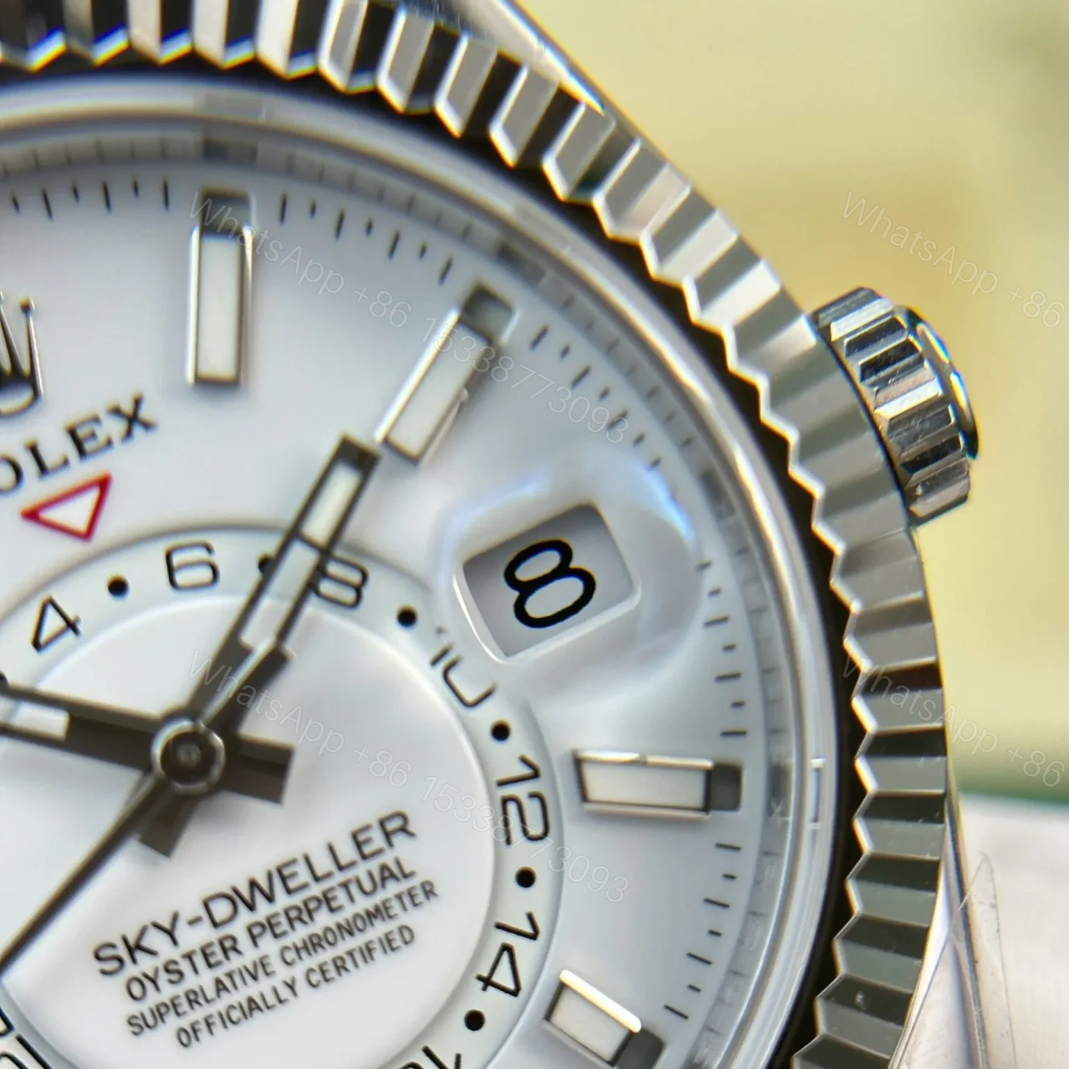 View 7 of Superclone Rolex Sky-Dweller Intense white Dial 336239