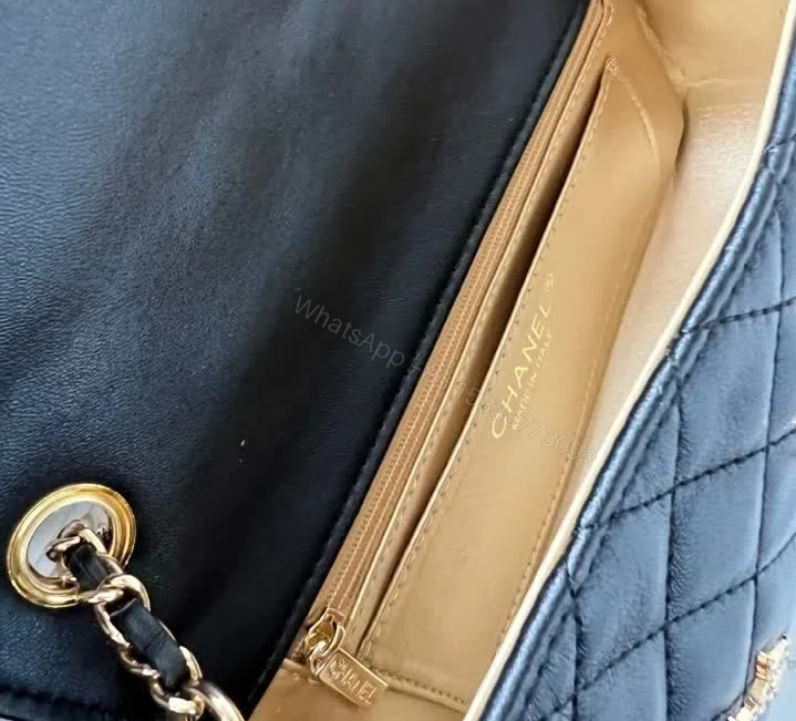 View 8 of Chanel Replica Mini Classic Space Charms Flap Bag 1279