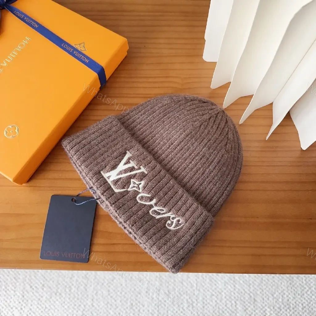 View 5 of Lux Knit Beanie — Cozy Warmth, Designer Embroidery, Modern Edge