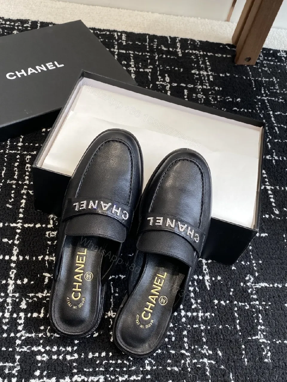 View 5 of Effortless Chic Slip-Ons Luxury Leather Sandals