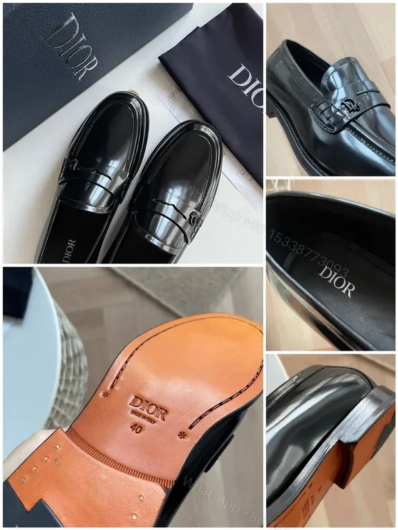 View 3 of Mirror-Gloss Patent Loafer: Dior-Comfort, Sleek Shine Loafer