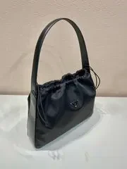 View 3 of LARGE DRAWSTRING BAG 37 IN BLACK RE-NYLON