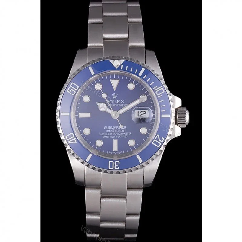 View 2 of Superclone Rolex Submariner Blue Dial SRL50
