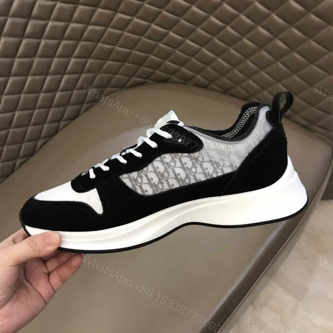 View 3 of DIOR B25 OBLIQUE BLACK SUEDE RUNNER – CD37