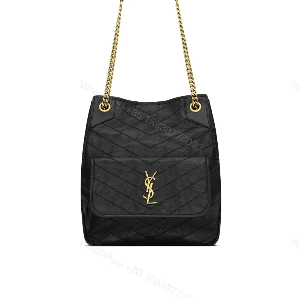 Saint Laurent Niki Small Shopping In Vintage Black 30Cm — view 1
