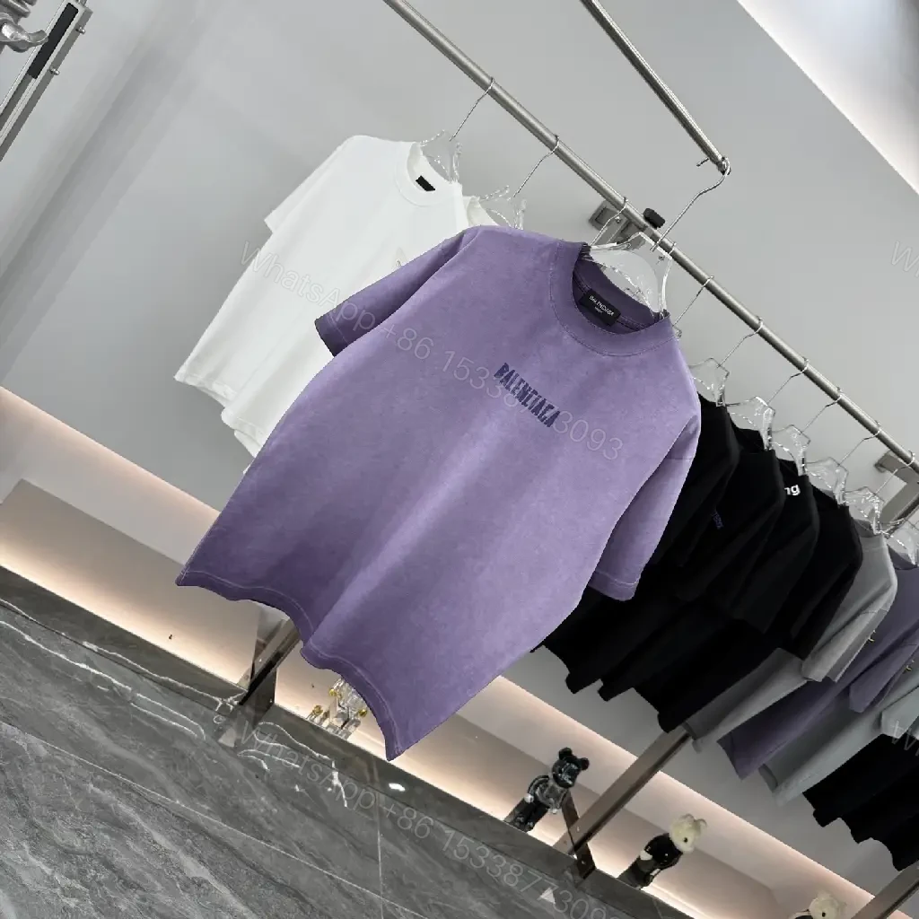 View 7 of Soft Gradient Tee: Premium Cotton, Relaxed Fit, Discreet Luxe