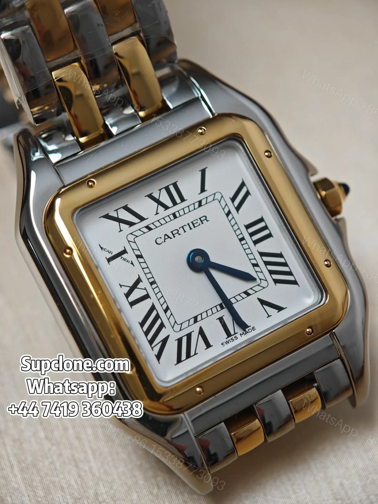 View 2 of Cartier Panthere W2PN0013 Two Tone Super Clone Quartz Watch