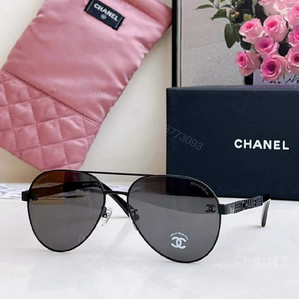 View 2 of Aviator Sunglasses: Gold-Tempo Frame Gradient Lenses, Luxe Style