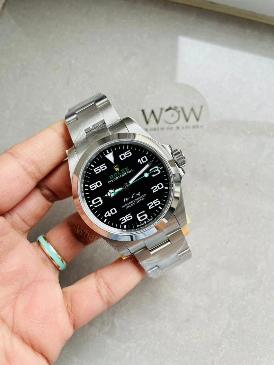 JVSF Factory 1:1 Rolex Air-King 40mm 126900 904L SS Black Dial VR3230 — view 1