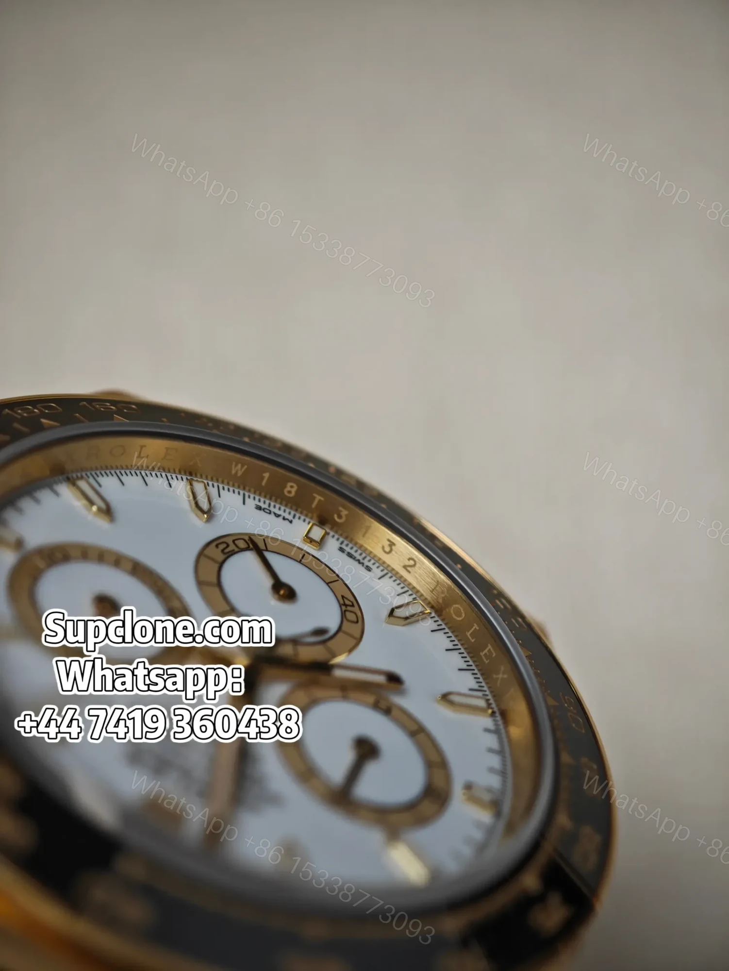 View 10 of Rolex Daytona Super Clone M126518ln-0002 – White Dial 4131 Movement