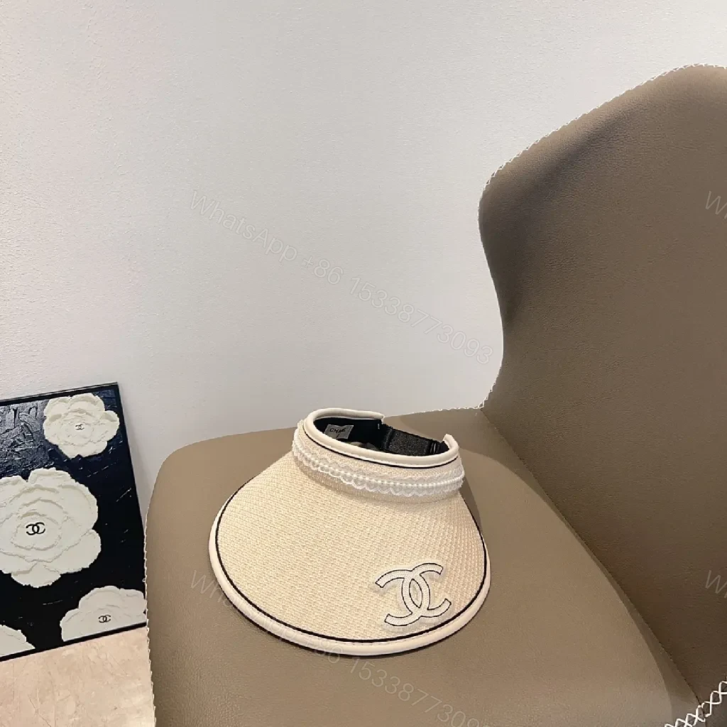 View 4 of Pearl Trim Visor — Modern Couture Comfort Sun Shield