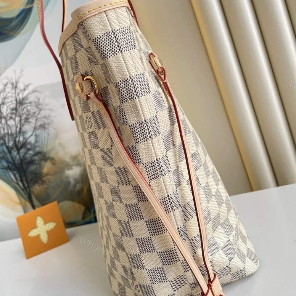 View 7 of Louis Vuitton Neverfull GM Damier Azur Canvas 39Cm N41360