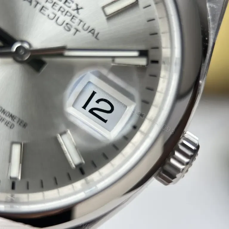 View 5 of Replica Rolex Datejust 36mm Silver Dial Jubilee