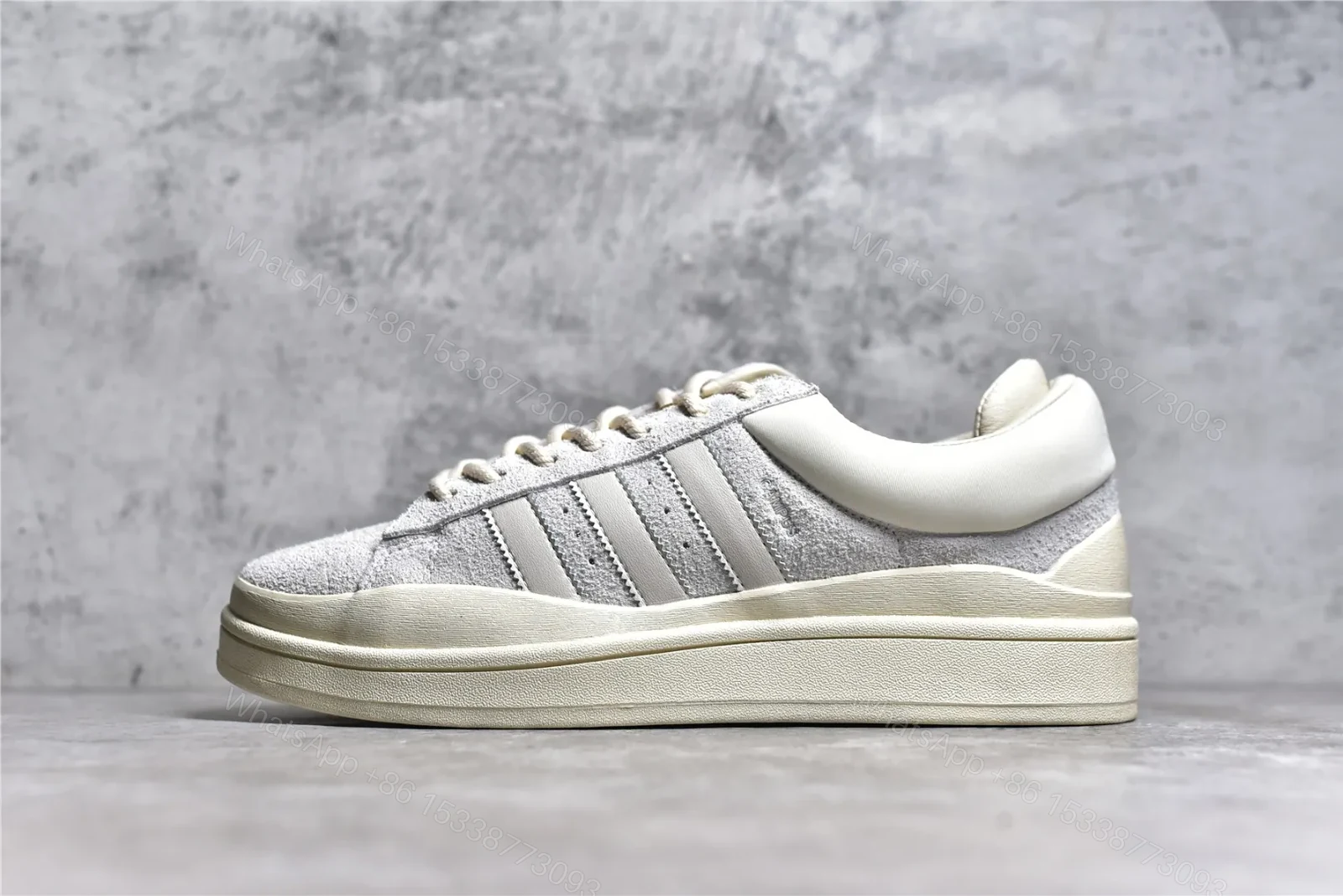 Bad Bunny x Adidas Campus Light “Cloud White” Reps — view 1