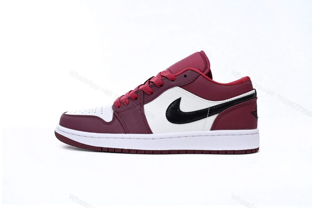 View 14 of Air Jordan 1 Low Noble Red 553558-604
