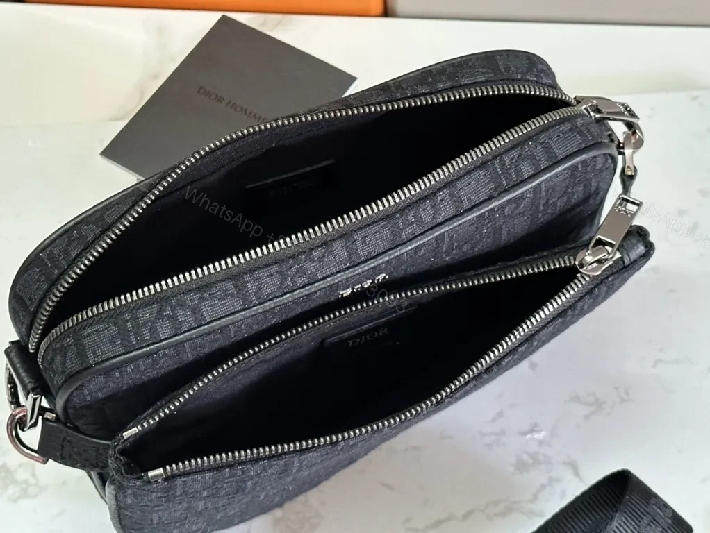 View 4 of Sleek Crossbody Bag: Dior Monogram, All-Day Versatility